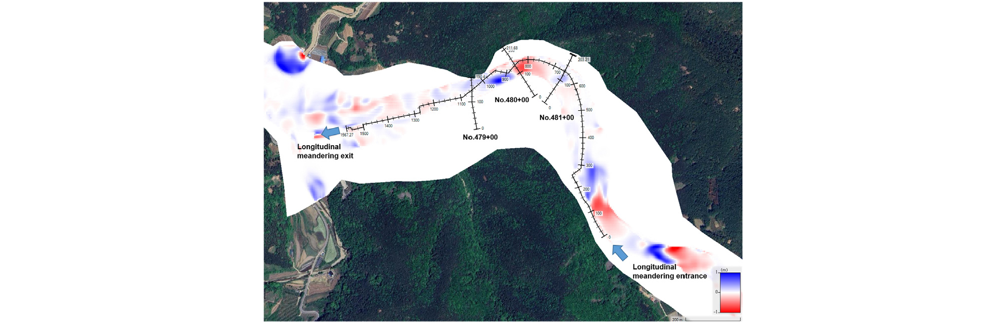 Numerical Analysis of Flow and Bed Change in Stream Meander of the ...